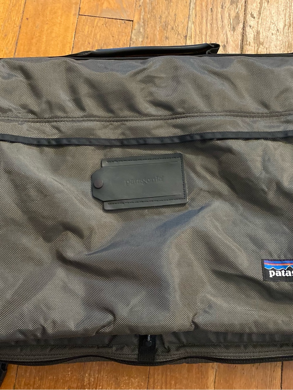 Patagonia Black Laptop Garment Bag with ID Tag